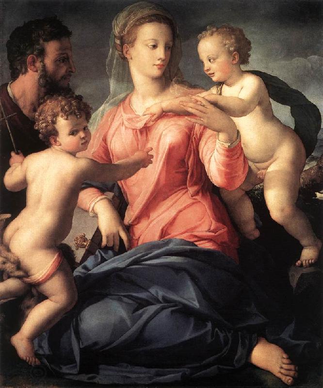BRONZINO, Agnolo Holy Family gfhfi oil painting picture